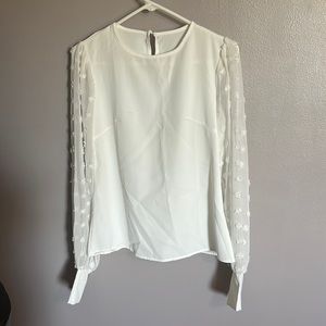 White Long Sleeve Blouse